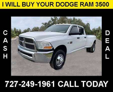 WANTED! DODGE RAM 3500 DIESEL CUMMINS! - - by for sale in TAMPA, FL