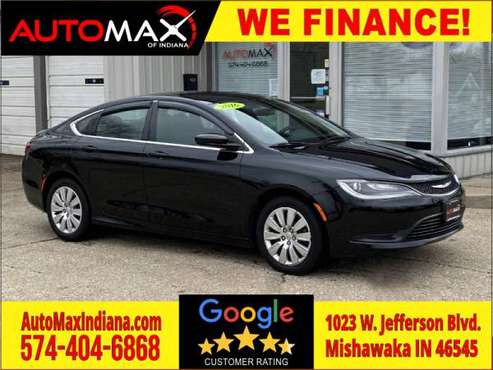 2016 Chrysler 200 LX. ONE OWNER! .First Time Buyer's Program. Low... for sale in Mishawaka, IN