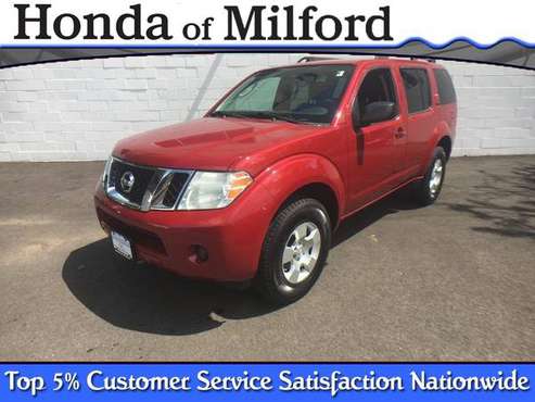 2011 *Nissan* *Pathfinder* *4WD 4dr V6 S* Red Brick for sale in Milford, CT