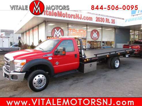 2016 Ford Super Duty F-550 DRW 4X4 ROLL BACK, FLAT BED DIESEL for sale in south amboy, IN