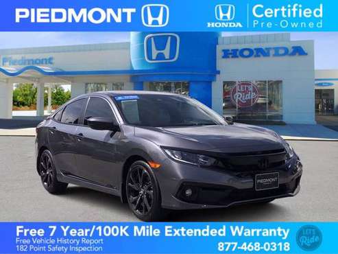 2020 Honda Civic Sedan Gray LOW PRICE - Great Car! for sale in Anderson, SC