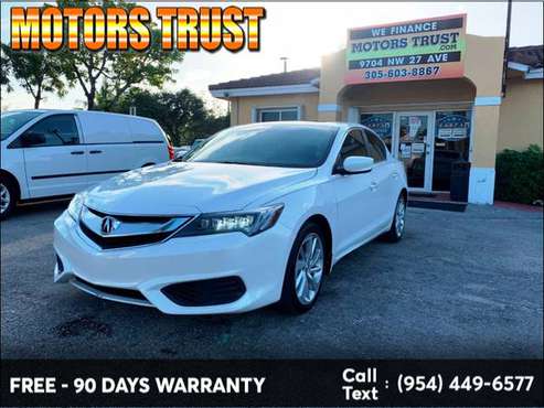 2016 Acura Other 4dr Sdn w/AcuraWatch Plus Pkg BAD CREDIT NO... for sale in Miami, FL