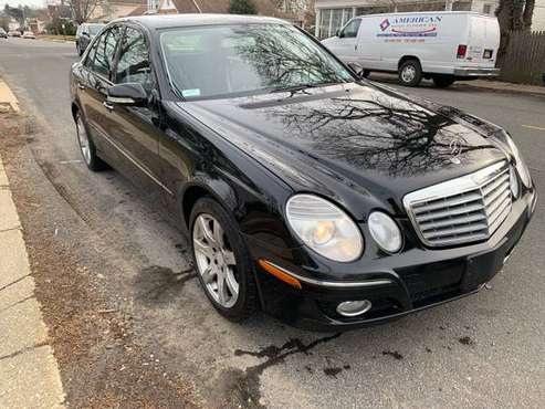 2008 MERCEDES BENZ E-350 4MATIC BLACK for sale in West Long Branch, NJ