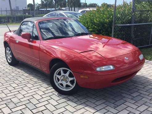 1994 Mazda Miata Base - Lowest Miles / Cleanest Cars In FL - cars &... for sale in Fort Myers, FL