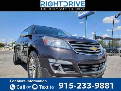 2016 Chevy Chevrolet Traverse LT Sport Utility 4D suv GRAY - cars & for sale in El Paso, TX