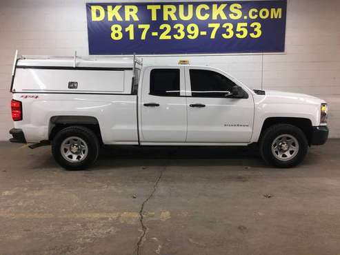 2017 1500 4X4 Double Cab V8 Work Truck w/Leer Topper & Ladder - cars for sale in Arlington, TX