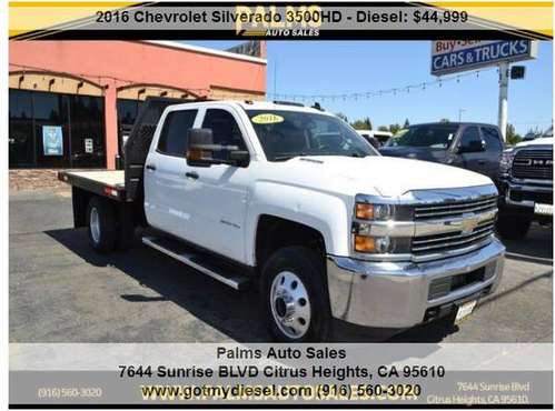 2016 Chevrolet Silverado 3500 Chassis Cab 6 6 Duramax Diesel Truck for sale in Citrus Heights, CA