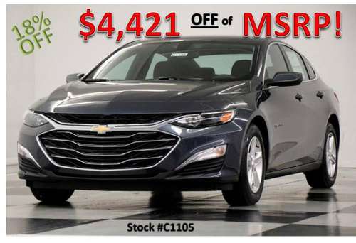 WAY OFF MSRP! NEW 2021 Chevy Malibu LS Sedan Gray *CAMERA* - cars &... for sale in Clinton, MO