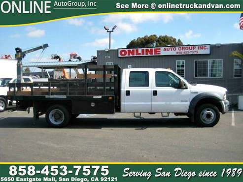 2006 Ford Super Duty F-450 Stake Bed w/ Crane *Clean Title* for sale in San Diego, AZ
