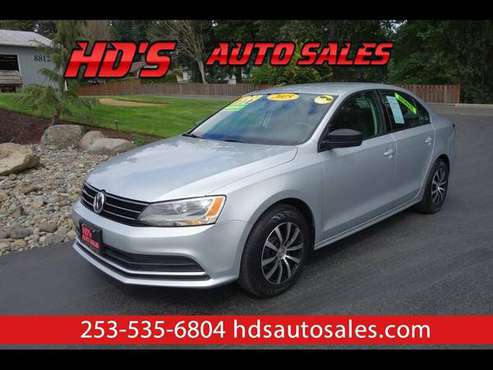 2015 Volkswagen Jetta S ONLY 61K MILES, GREAT MPG!! for sale in PUYALLUP, WA