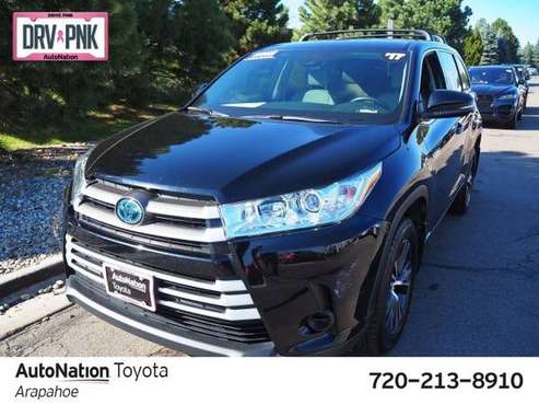 2017 Toyota Highlander Hybrid LE AWD All Wheel Drive SKU:HS036769 for sale in Englewood, CO