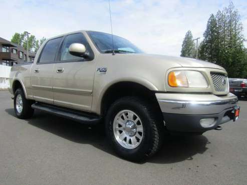 2001 Ford F150 SuperCrew Cab 4x4 4WD F-150 Short Bed 4D Truck - cars for sale in Gresham, OR