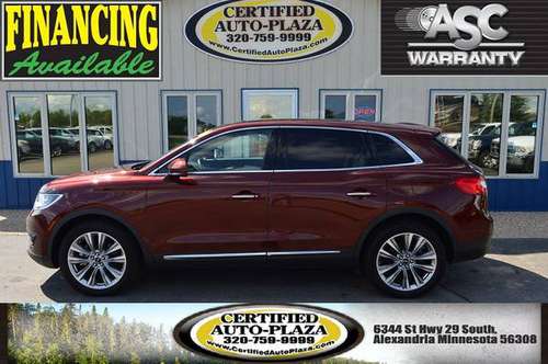 2016 Lincoln MKX Reserve for sale in Alexandria, MN