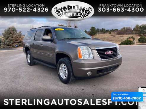 2012 GMC Yukon XL 4WD 4dr 2500 SLT - CALL/TEXT TODAY! - cars &... for sale in Sterling, CO