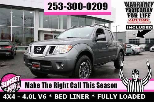 2016 Nissan Frontier 4x4 4WD Truck PRO Crew Cab for sale in Auburn, WA