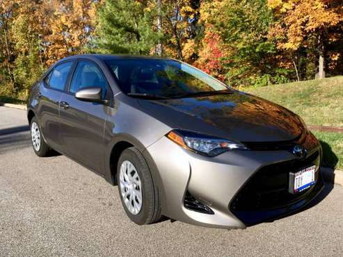 2018 Toyota Corolla LE - 9,100+ MILES - cars & trucks - by owner -... for sale in Brecksville, OH