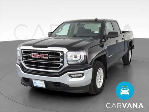 2018 GMC Sierra 1500 Double Cab SLE Pickup 4D 6 1/2 ft pickup Black... for sale in Beaumont, TX