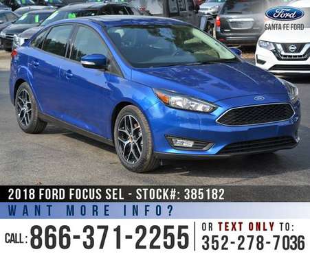 2018 Ford Focus SEL *** Cruise, GPS, SYNC, $6,000 off MSRP! *** for sale in Alachua, FL