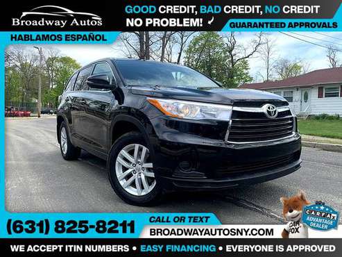 2015 Toyota Highlander AWDV6 AWDV 6 AWDV-6 LE (Natl) FOR ONLY for sale in Amityville, NY