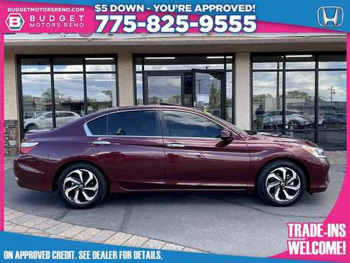 2016 Honda Accord EX-L Sedan 42, 054 357/mo - - by for sale in Reno, NV