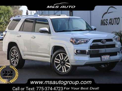 2016 Toyota 4Runner Limited 4x4 suv Blizzard Pearl for sale in Sacramento, NV