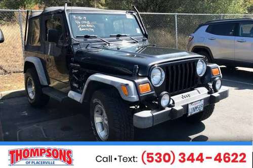2002 Jeep Wrangler Sport for sale in Placerville, CA
