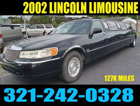 2002 LINCOLN TOWNCAR EXECUTIVE LIMOUSINE - 127K MILES - CLEAN - cars... for sale in Melbourne , FL