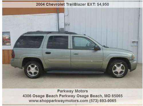 2004 Chevrolet TrailBlazer EXT LT 4x4 4dr SUV 5.3 V8 3rd Row Seating for sale in osage beach mo 65065, MO