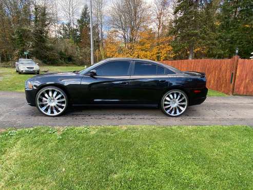 Dodge Charger on 24s - cars & trucks - by owner - vehicle automotive... for sale in Crawfordsville, OR