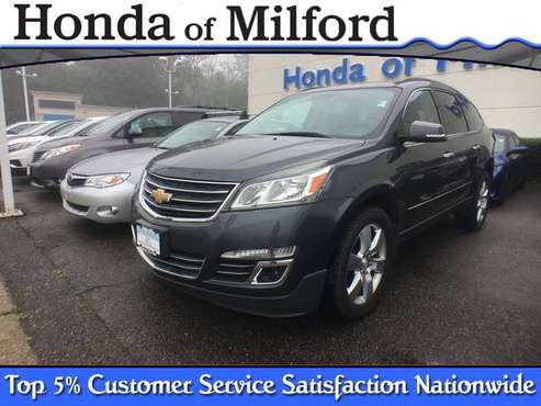 2013 *Chevrolet* *Traverse* *AWD 4dr LTZ* Cyber Gray for sale in Milford, CT