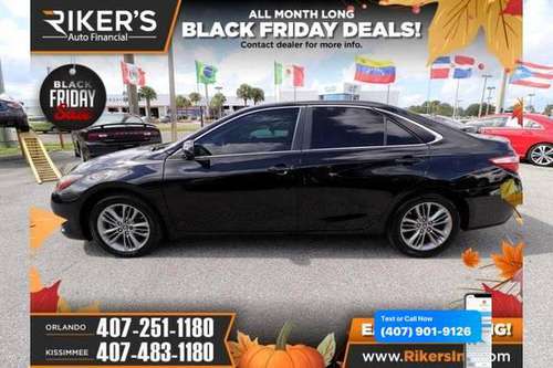2015 Toyota Camry SE - cars & trucks - by dealer - vehicle... for sale in Orlando, FL