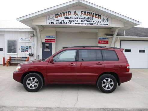 2007 Toyota Highlander Base FWD Sunroof/Sharp for sale in CENTER POINT, IA