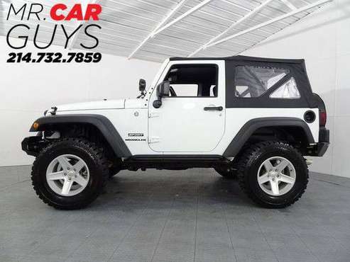 2015 Jeep Wrangler Sport Rates start at 3.49% Bad credit also ok! for sale in McKinney, TX