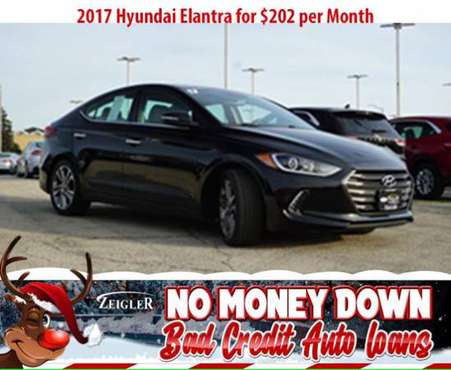 $202/mo 2017 Hyundai Elantra Bad Credit & No Money Down OK - cars &... for sale in Forest Park, IL