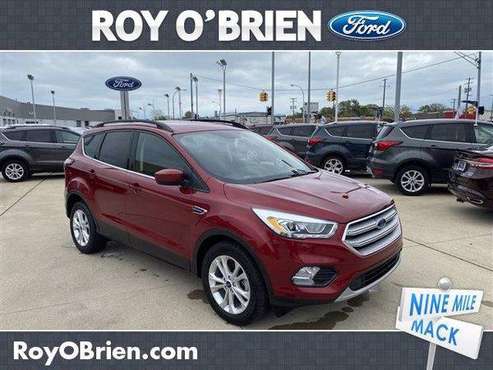 2018 Ford Escape SUV SEL - Ford Ruby Red Metallic Tinted - cars & for sale in St Clair Shrs, MI