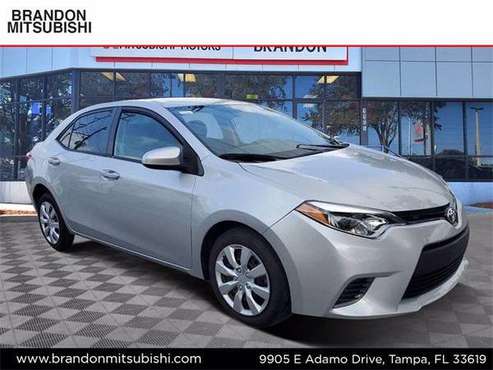 2016 Toyota Corolla LE ECO - - by dealer - vehicle for sale in TAMPA, FL