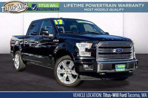 2017 Ford F-150 4x4 4WD F150 Truck Limited Crew Cab for sale in Tacoma, WA