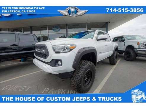 2017 Toyota Tacoma TRD Sport pickup Super White - - by for sale in Fullerton, CA