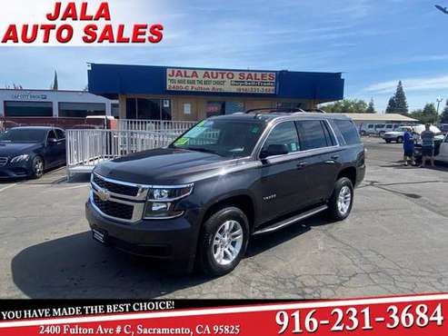 2016 Chevrolet Chevy Tahoe LS**LEATHER**NAVY**LOADED** BAD CREDIT -... for sale in Sacramento , CA
