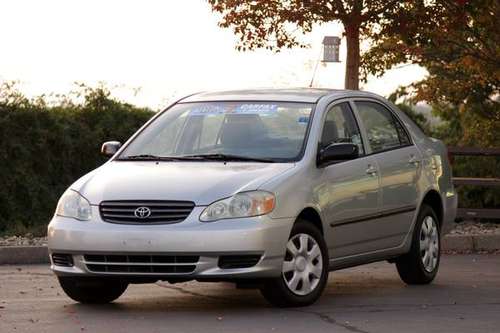 2003 Toyota Corolla CE *63K Miles *1-Owner CA Personal Vehicle -... for sale in Shingle Springs, CA
