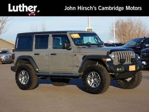 2018 Jeep Wrangler Unlimited Sport S - cars & trucks - by dealer -... for sale in Cambridge, MN