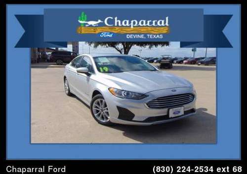2019 Ford Fusion Hybrid Se (*Mileage: 36,640!) - cars & trucks - by... for sale in Devine, TX