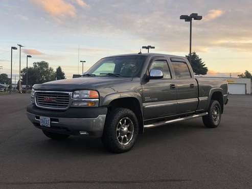 2002 GMC Sierra 2500 HD Crew Cab Short Bed for sale in Dallas, OR