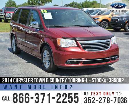 2014 CHRYSLER TOWN & COUNTRY TOURING-L *** Camera, Leather, Minivan ** for sale in Alachua, FL