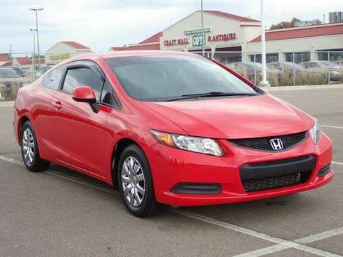 2012 Honda Civic coupe LX (Rallye Red) GUARANTEED APPROVAL for sale in Sterling Heights, MI