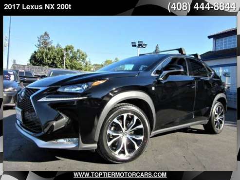 2017 Lexus NX 200t F SPORT 4dr Crossover - cars & trucks - by dealer... for sale in San Jose, CA