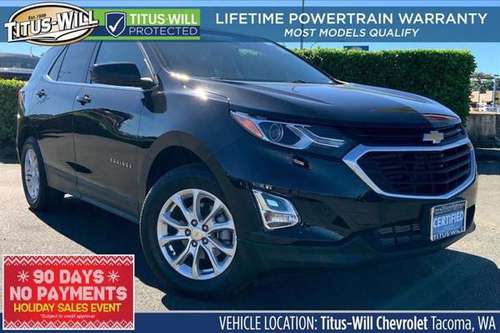 2020 Chevrolet Equinox AWD All Wheel Drive Certified Chevy LT SUV -... for sale in Tacoma, WA