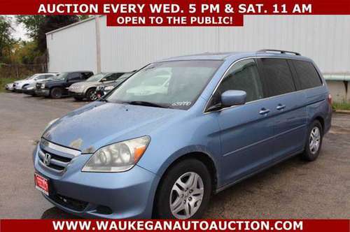 2007 *HONDA* *ODYSSEY* EX-L 3.5L V6 1OWNER LEATHER 3ROW CD 038990 for sale in WAUKEGAN, WI