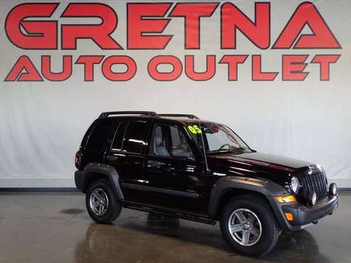 2005 Jeep Liberty 4dr Renegade 4WD, Black for sale in Gretna, KS
