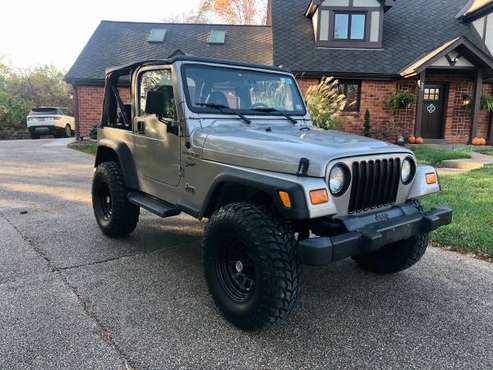 2001 Jeep Wrangler sport, 4.0, 5 speed, lifted! - cars & trucks - by... for sale in Saint Louis, MO